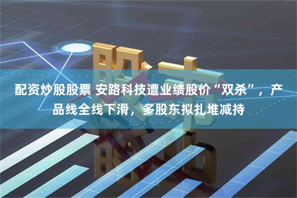 配资炒股股票 安路科技遭业绩股价“双杀”，产品线全线下滑，多股东拟扎堆减持